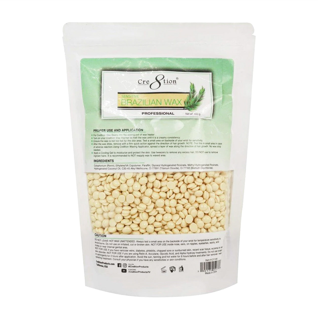 Cre8tion - Sensitive Brazilian Wax (Hard Wax Beads)